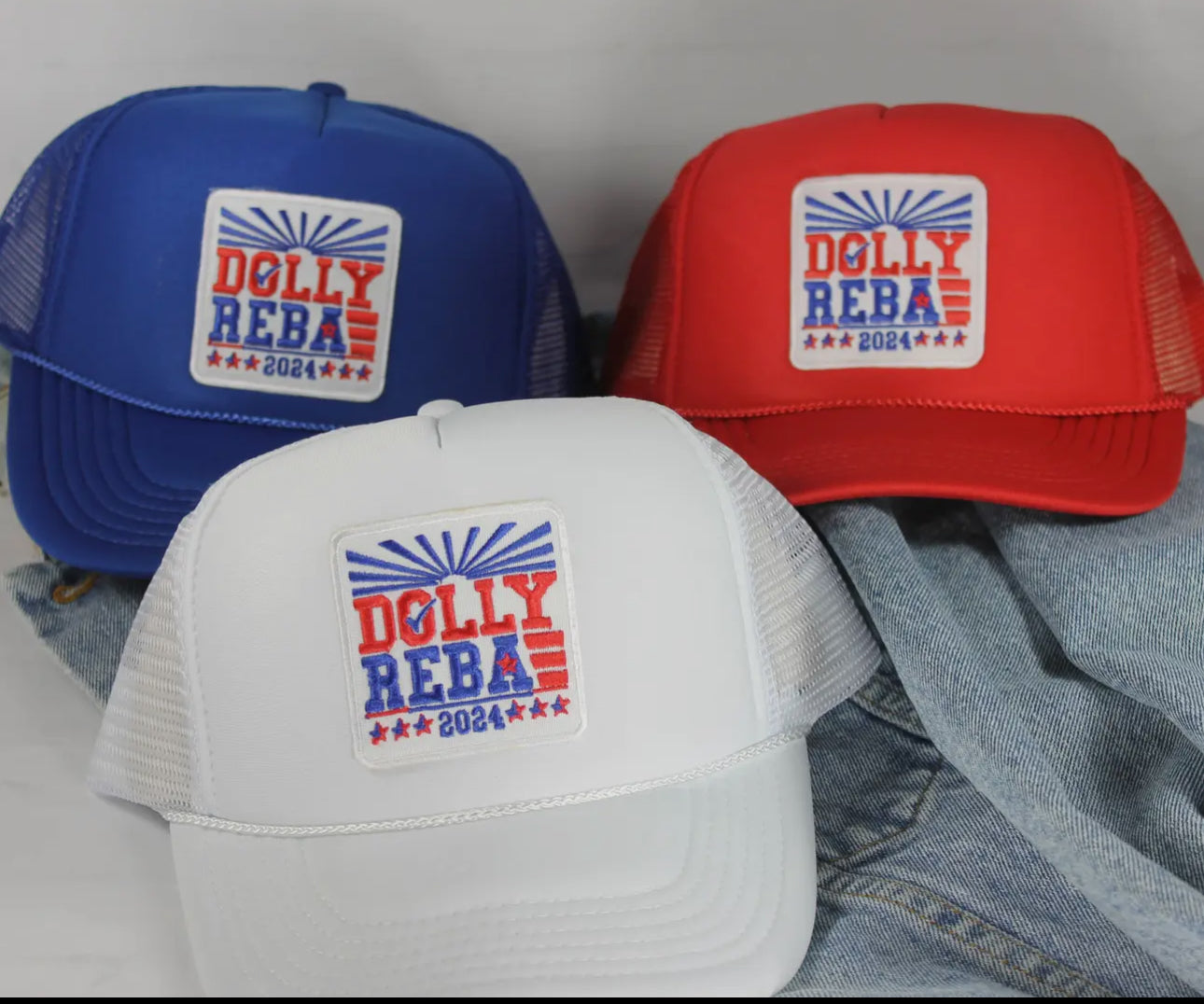 Dolly and Reba Trucker