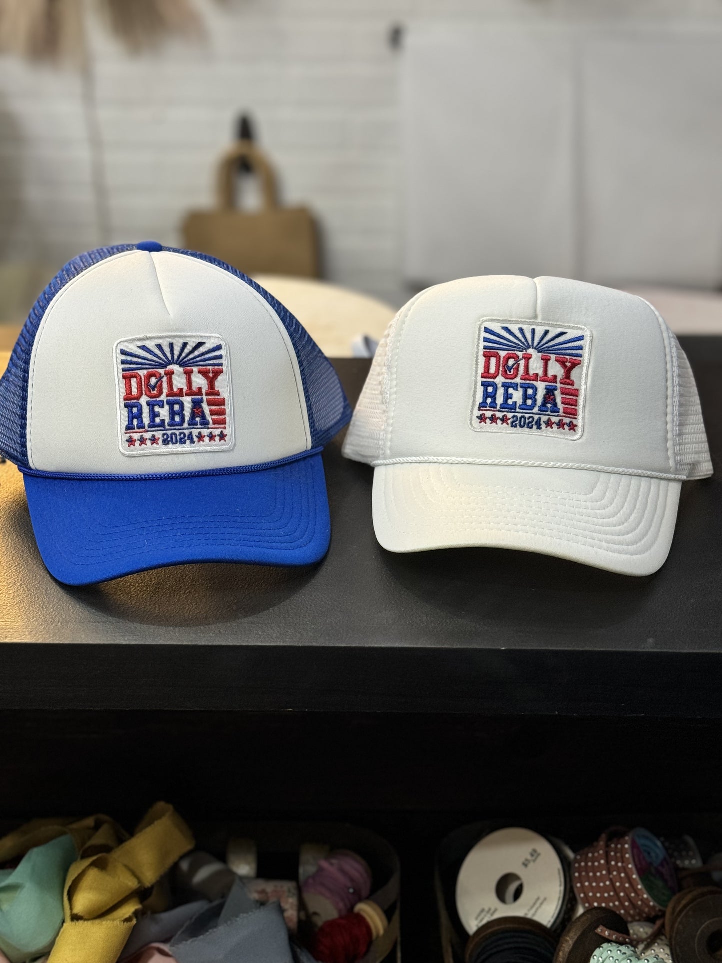 Dolly and Reba Trucker