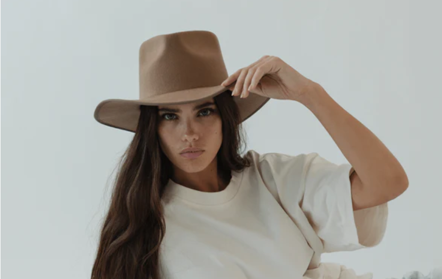 June Rancher Hat - Brown (Price does not include custom hat band)