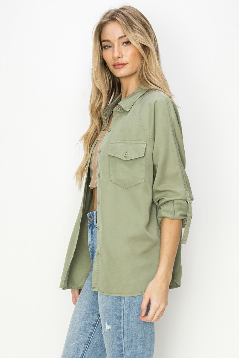 Fall Girl Button Up