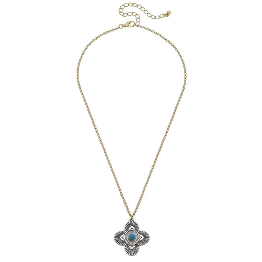 Rainwater Concho Necklace